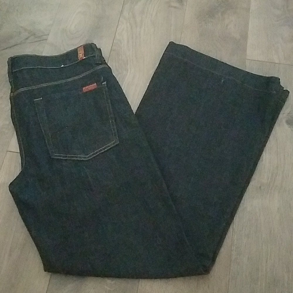 7 for all man kind short wide leg